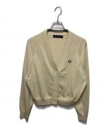 FRED PERRY（フレッドペリー）の古着「V-Neck Cardigan」｜ベージュ