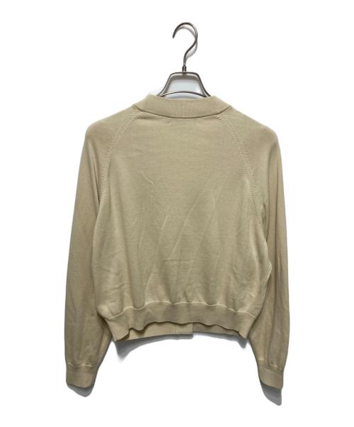 FRED PERRY（フレッドペリー）FRED PERRY (フレッドペリー) V-Neck Cardigan ベージュ サイズ:38の古着・服飾アイテム