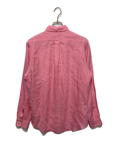 POLO RALPH LAUREN（ポロ・ラルフローレン）POLO RALPH LAUREN (ポロ・ラルフローレン) リネンシャツ ピンク サイズ:Mの古着・服飾アイテム