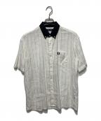 FRED PERRYフレッドペリー）の古着「B.D SHORT SLEEVE SHIRTS」｜ホワイト