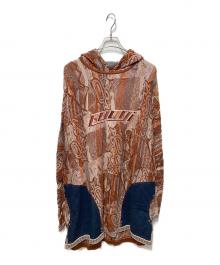 Coogi（クージー）の古着「3Dフーデッドニット」｜ブラウン