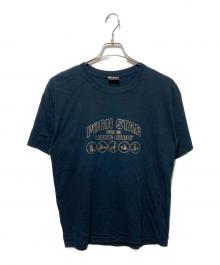 PORN STAR（ポルノスター）の古着「プリントTシャツ」｜ネイビー