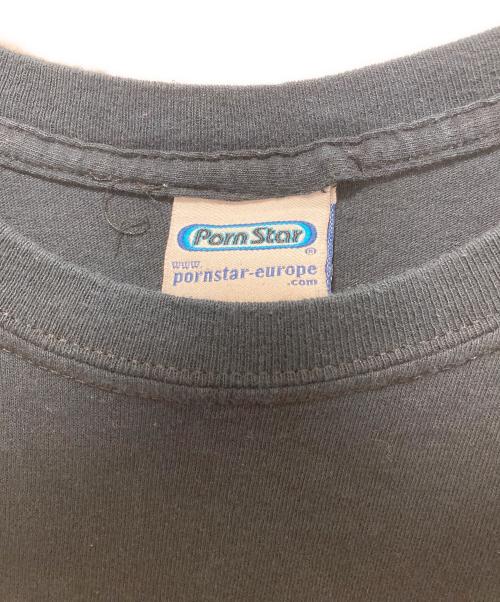 PORN STAR（ポルノスター）PORN STAR (ポルノスター) プリントTシャツ ネイビー サイズ:Lの古着・服飾アイテム