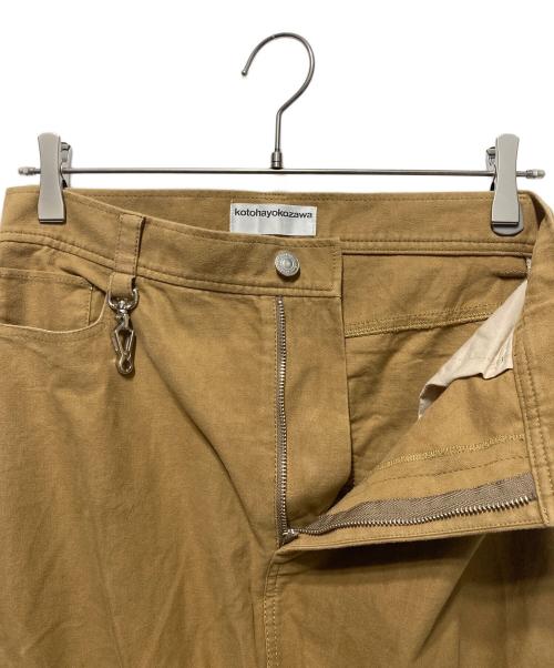 kotohayokozawa（コトハヨコザワ）kotohayokozawa (コトハヨコザワ) Convertible skirt/コンバーチブルスカート ブラウン サイズ:freeの古着・服飾アイテム