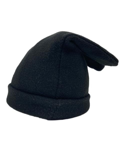 KANGOL（カンゴール）KANGOL (カンゴール) 耳付アクリル ニットキャップ ブラックの古着・服飾アイテム