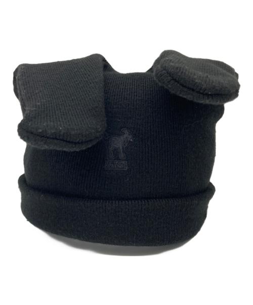 KANGOL（カンゴール）KANGOL (カンゴール) 耳付アクリル ニットキャップ ブラックの古着・服飾アイテム