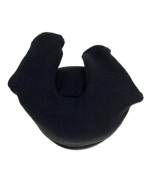 KANGOL（カンゴール）KANGOL (カンゴール) 耳付アクリル ニットキャップ ブラックの古着・服飾アイテム