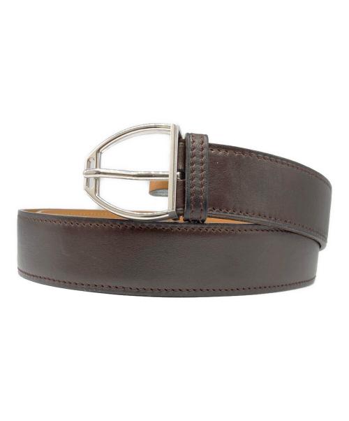 HERMES（エルメス）HERMES (エルメス) レザーベルト ブラウンの古着・服飾アイテム