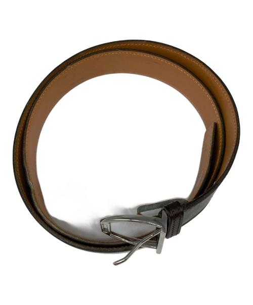 HERMES（エルメス）HERMES (エルメス) レザーベルト ブラウンの古着・服飾アイテム