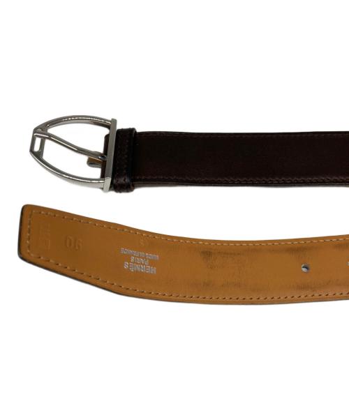 HERMES（エルメス）HERMES (エルメス) レザーベルト ブラウンの古着・服飾アイテム