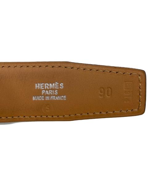 HERMES（エルメス）HERMES (エルメス) レザーベルト ブラウンの古着・服飾アイテム