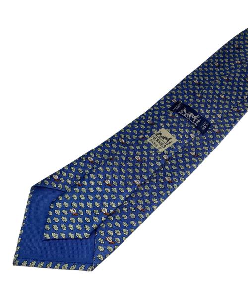 HERMES（エルメス）HERMES (エルメス) ネクタイ ブルー サイズ:153×9の古着・服飾アイテム