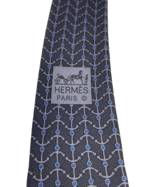 HERMES（エルメス）HERMES (エルメス) ネクタイ ネイビー サイズ:158×8の古着・服飾アイテム