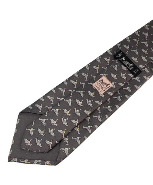 HERMES（エルメス）HERMES (エルメス) ネクタイ グレー サイズ:156×10の古着・服飾アイテム