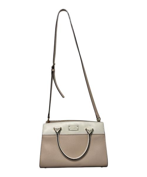 Kate Spade（ケイトスペード）Kate Spade (ケイトスペード) 2WAY ハンドバック ベージュの古着・服飾アイテム