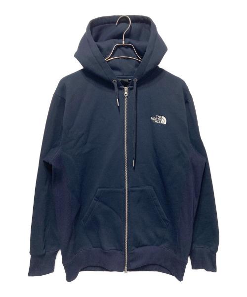 THE NORTH FACE（ザ ノース フェイス）THE NORTH FACE (ザ ノース フェイス) Square Logo Full Zip/スクエアロゴフルジップ ネイビー サイズ:XLの古着・服飾アイテム