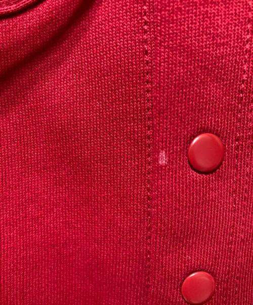 soduk（スドーク）soduk (スドーク) ribbon cardigan レッド サイズ:FREEの古着・服飾アイテム