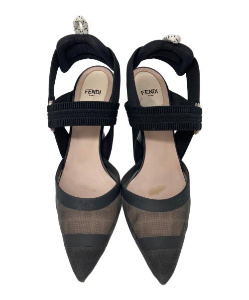 FENDI（フェンディ）FENDI (フェンディ) コリブリスリングバッグシューズ ブラック サイズ:38の古着・服飾アイテム