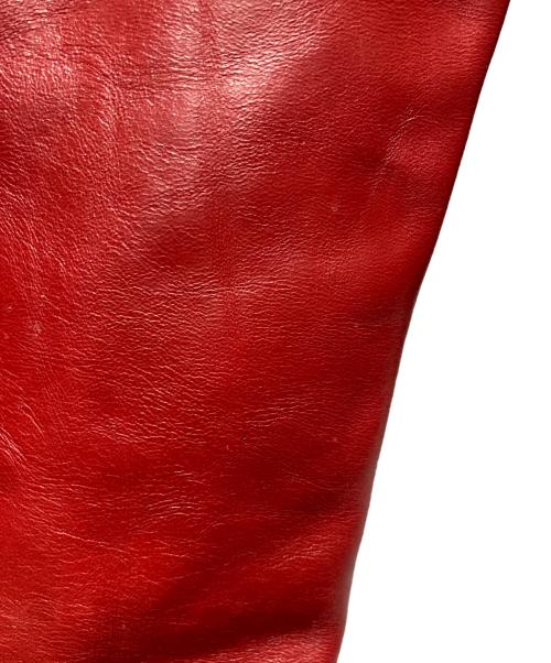 Liugoo Leathers（リューグーレザーズ）LIUGOO LEATHERS (リューグーレザーズ) ライダースジャケット レッド サイズ:Lの古着・服飾アイテム