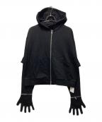 ）の古着「Glove Zip Hoodie」｜ブラック