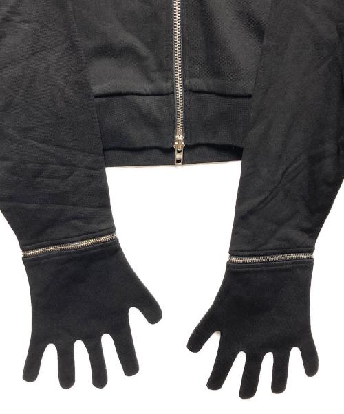 USED（ユーズド）USED (ユーズド) Glove Zip Hoodie ブラック サイズ:freeの古着・服飾アイテム