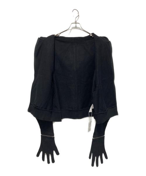 USED（ユーズド）USED (ユーズド) Glove Zip Hoodie/グローブジップフーディ ブラック サイズ:free 未使用品の古着・服飾アイテム