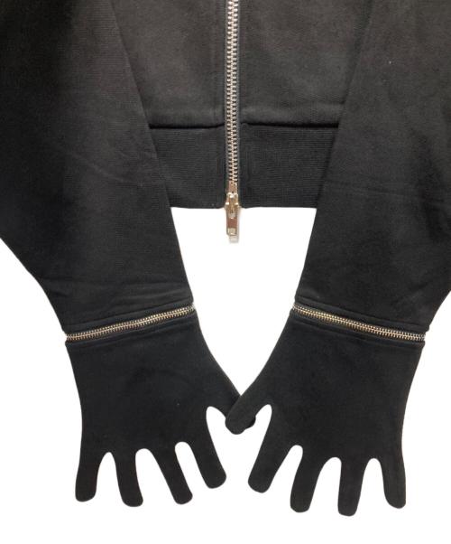 USED（ユーズド）USED (ユーズド) Glove Zip Hoodie/グローブジップフーディ ブラック サイズ:free 未使用品の古着・服飾アイテム