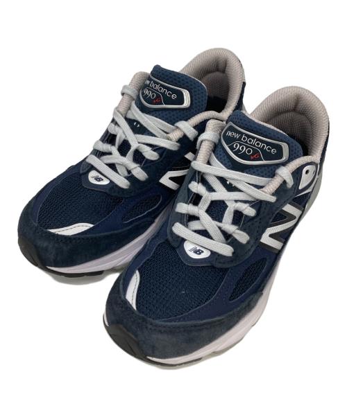 NEW BALANCE（ニューバランス）NEW BALANCE (ニューバランス) W990NV6 ネイビー サイズ:22の古着・服飾アイテム