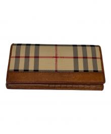 BURBERRY（バーバリー）の古着「ノヴァチェック長財布」｜マルチカラー
