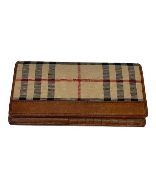 BURBERRY（バーバリー）BURBERRY (バーバリー) ノヴァチェック長財布 マルチカラーの古着・服飾アイテム
