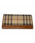 中古・古着 BURBERRY (バーバリー) ノヴァチェック長財布 マルチカラー：6000円