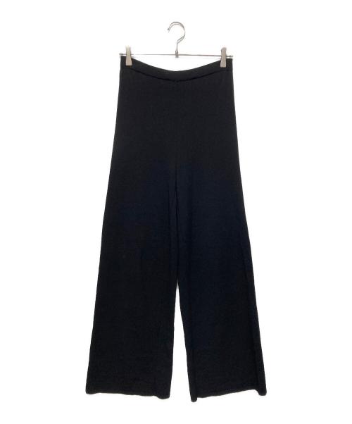 CELINE（セリーヌ）CELINE (セリーヌ) ニットワイドパンツ ブラック サイズ:38の古着・服飾アイテム