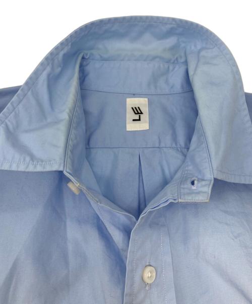 LE（エルイー）LE (エルイー) レギュラーカラーシャツ スカイブルー サイズ:1の古着・服飾アイテム