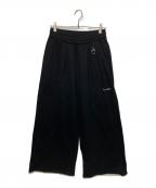 TTT MSWティー）の古着「Wide sweat pants/ワイドスウェットパンツ」｜ブラック