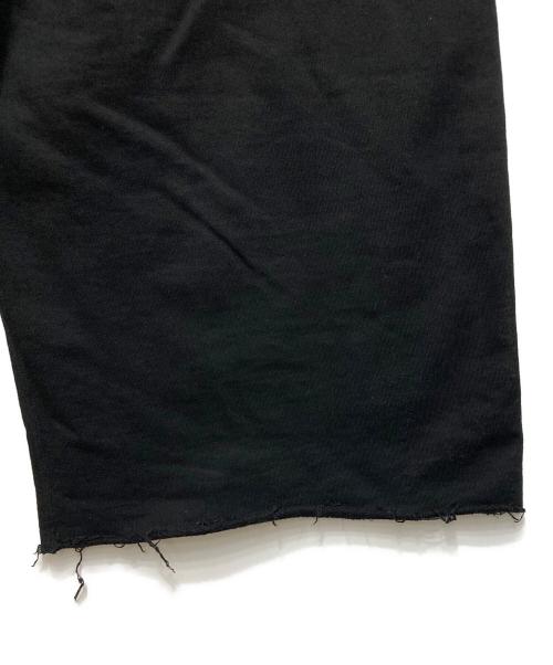 TTT MSW（ティー）TTT MSW (ティー) Wide sweat pants/ワイドスウェットパンツ ブラック サイズ:Lの古着・服飾アイテム