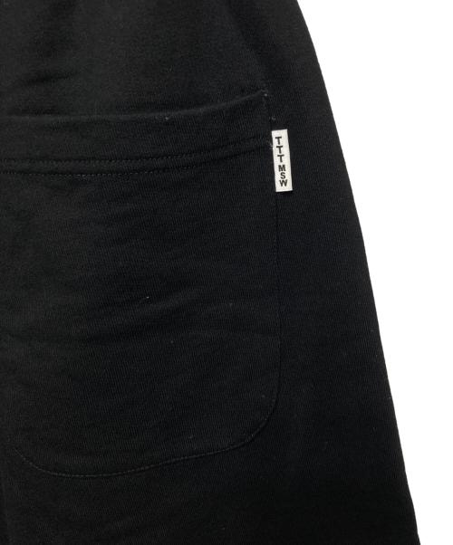 TTT MSW（ティー）TTT MSW (ティー) Wide sweat pants/ワイドスウェットパンツ ブラック サイズ:Lの古着・服飾アイテム