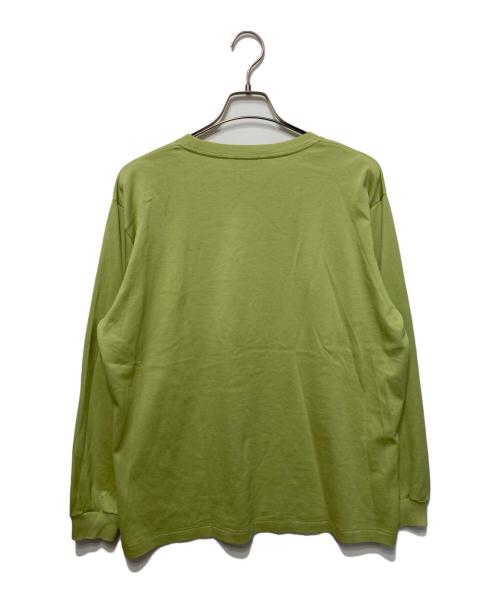 AURALEE（オーラリー）AURALEE (オーラリー) LUSTER PLAITING L/S TEE/レイター プレイティング ティー グリーン サイズ:3の古着・服飾アイテム