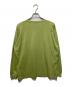 AURALEE (オーラリー) LUSTER PLAITING L/S TEE/レイター プレイティング ティー グリーン サイズ:3：7000円