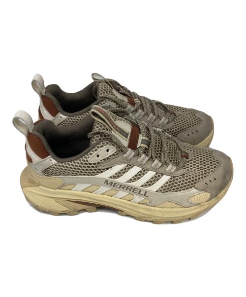 MERRELL（メレル）MERRELL (メレル) MOAB SPEED 2VENT2KSE/モアブ スピード 2 べント 2ケー グレー×ベージュ サイズ:24.5の古着・服飾アイテム