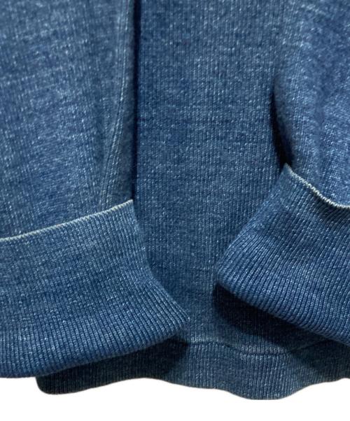 POLO RALPH LAUREN（ポロ・ラルフローレン）POLO RALPH LAUREN (ポロ・ラルフローレン) ヘンリーネックニット インディゴ サイズ:Ｌの古着・服飾アイテム