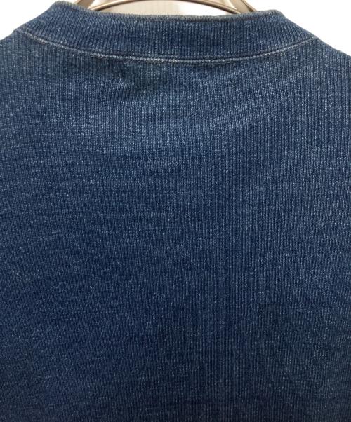 POLO RALPH LAUREN（ポロ・ラルフローレン）POLO RALPH LAUREN (ポロ・ラルフローレン) ヘンリーネックニット インディゴ サイズ:Ｌの古着・服飾アイテム
