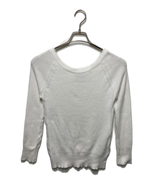 JOHN SMEDLEY（ジョンスメドレー）JOHN SMEDLEY (ジョンスメドレー) コットンニット ホワイト サイズ:Mの古着・服飾アイテム