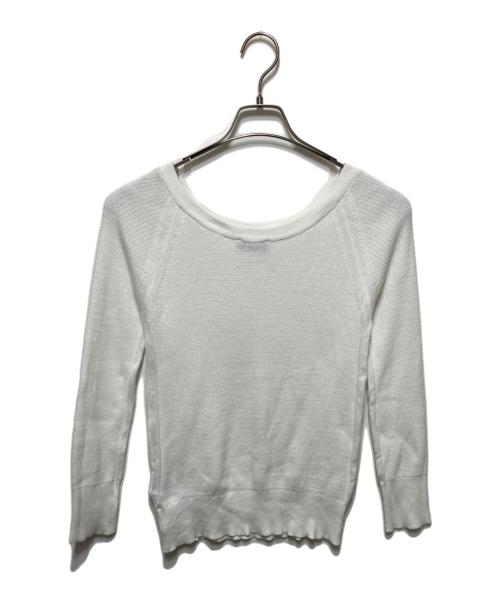 JOHN SMEDLEY（ジョンスメドレー）JOHN SMEDLEY (ジョンスメドレー) コットンニット ホワイト サイズ:Mの古着・服飾アイテム