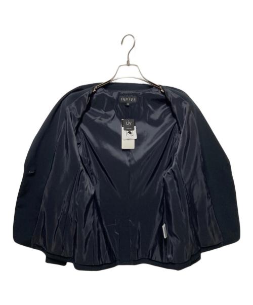 INDIVI（インディヴィ）INDIVI (インディヴィ) テーラードジャケット ネイビー サイズ:38の古着・服飾アイテム