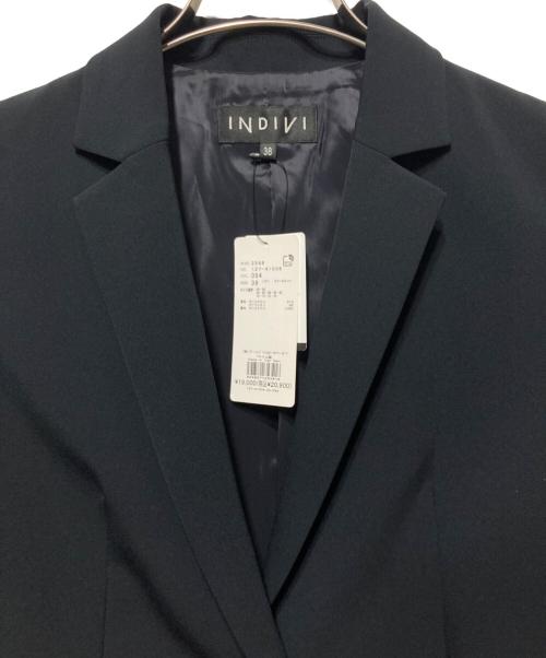 INDIVI（インディヴィ）INDIVI (インディヴィ) テーラードジャケット ネイビー サイズ:38の古着・服飾アイテム