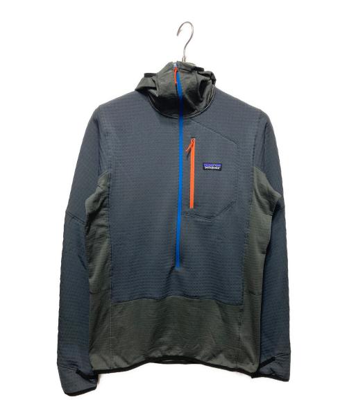 Patagonia（パタゴニア）Patagonia (パタゴニア) R1 Pullover Hoody/R1プルオーバー・フーディ グレー サイズ:Ｍの古着・服飾アイテム
