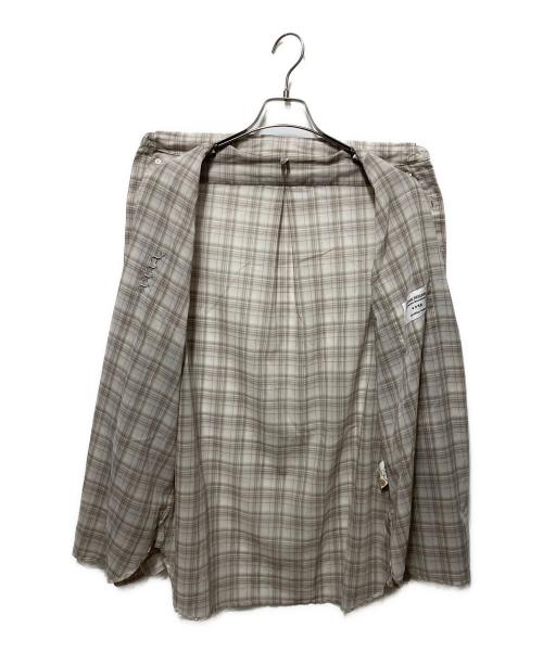 MOUNTAIN RESEARCH（マウンテンリサーチ）MOUNTAIN RESEARCH (マウンテンリサーチ) Animal B.D./アニマルボタンダウンシャツ ベージュ サイズ:Ｍの古着・服飾アイテム