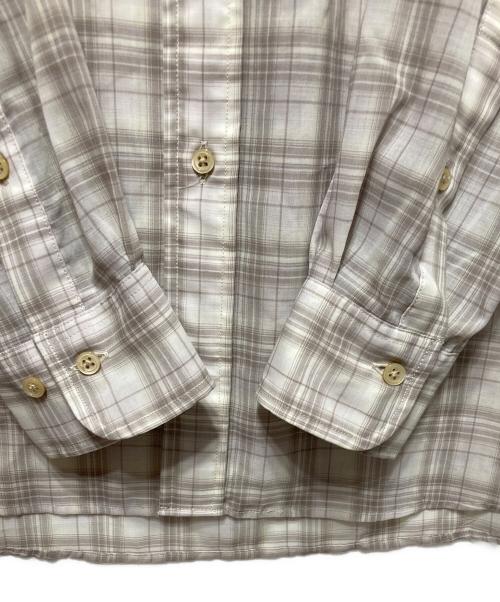 MOUNTAIN RESEARCH（マウンテンリサーチ）MOUNTAIN RESEARCH (マウンテンリサーチ) Animal B.D./アニマルボタンダウンシャツ ベージュ サイズ:Ｍの古着・服飾アイテム