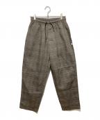 WTAPSダブルタップス）の古着「TROUSERS LNRY POPLIN TEXTILE/トラウザース ポプリン テキスタイル イージー パンツ」｜グレー