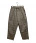 WTAPS（ダブルタップス）の古着「TROUSERS LNRY POPLIN TEXTILE/トラウザース ポプリン テキスタイル イージー パンツ」｜グレー